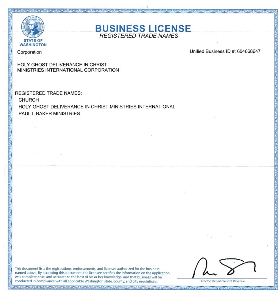 bus registered license